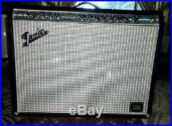 Iconic Vintage Late 1972 Fender Twin Reverb JBL 100W Amp Tremelo +Blackface Mods