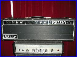 Kelly 100w treble bass vintage valve amplifier tube amp british EL34 2 channel