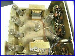 Knight Allied Model 935 Vintage Tube Stereo Amplifier Amp Matsushita Tubes