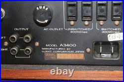 LUXMAN Luxkit A3400 Vacuum Tube Preamplifier Control Amplifier Vintage Audio F/S