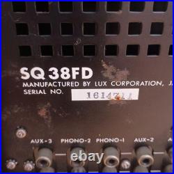 LUXMAN SQ38FD 100V AC Tube Integrated Amplifier Vintage Hi-Fi Partially working