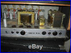 Laney Super PA 100w 6 channel PA head vintage valve amplifier tube amp group
