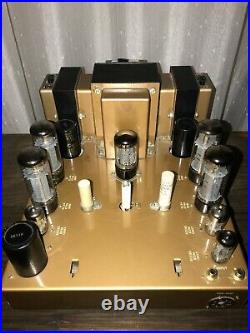 Leak Stereo 50 vintage tube power amplifier upgraded Black Gate, Mullard & more