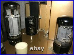 Leak Stereo 50 vintage tube power amplifier upgraded Black Gate, Mullard & more