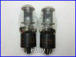 Lot of 6 Vintage Electronic Vacuum Amplifier Tubes Not tested