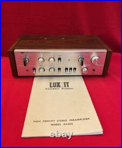 Luxman A3300 LUXKIT Vintage Tube Amplifier Control Amplifier Working tested