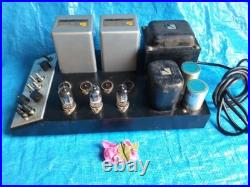 Luxman Km Q8 Vacuum Tube Amplifier Tested Working Vintage Audio Amp Hi-fi Valve