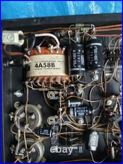 Luxman Km Q8 Vacuum Tube Amplifier Tested Working Vintage Audio Amp Hi-fi Valve