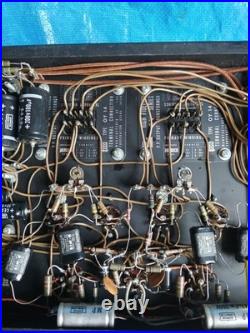 Luxman Km Q8 Vacuum Tube Amplifier Tested Working Vintage Audio Amp Hi-fi Valve