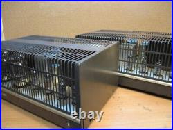 Luxman MB3045 Tube Monaural Power Amplifier Pair Vintage With Manual