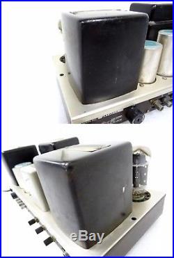 Luxman MQ60 CUSTOM Vintage Stereo Power Tube Amplifier MQ60C NEC 50CA10 Working
