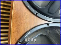 MATCHED PAIR Jensen P15Q 15 8 Ohm Vintage Alnico Speakers 1959 For Tube Amp