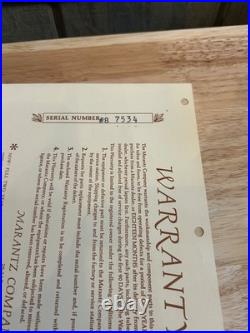 Marantz Model 8 Vintage Tube Amplifier Just Recapped and Updated Excellent