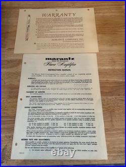 Marantz Model 8 Vintage Tube Amplifier Just Recapped and Updated Excellent