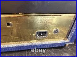Marshall 375 Watt Model 6100 Tube Amp Head 30th Anniversary Special Blue & Gold