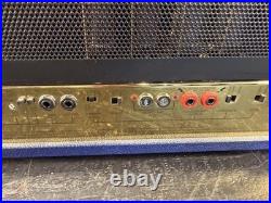 Marshall 375 Watt Model 6100 Tube Amp Head 30th Anniversary Special Blue & Gold