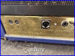 Marshall 375 Watt Model 6100 Tube Amp Head 30th Anniversary Special Blue & Gold