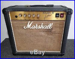 Marshall Studio 15 modded combo tube amp with Vintage Speaker Model 4001