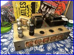 Masco Lafayette MA35 vintage tube amplifier project PA amp MA-35 Bill Sundt mod