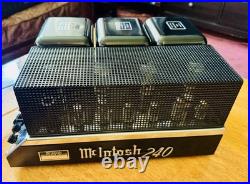 McIntosh 240 Vintage Tube Amplifier, Restored McIntosh 240 Vintage Tube Amplifier, Restored