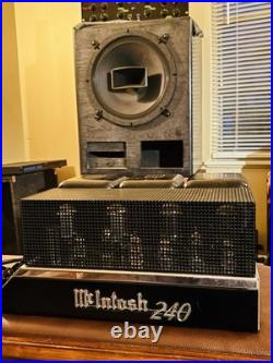 McIntosh 240 Vintage Tube Amplifier, Restored MC240