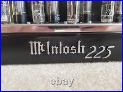 McIntosh MC225 7591 Tubes 12ax7 Tubes Vintage Amplifier Very Clean+Sounds Great
