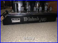 McIntosh MC240 240 Vintage Tube Amp Amplifier ORIGINAL OWNER READ DESCRIPTION