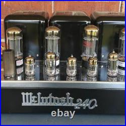 McIntosh MC240 Stereo Tube Power Amplifier Vintage Beauty with Service Records