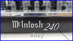 McIntosh MC240 Vintage Tube Amplifier Fully Maintained by Our Contractor