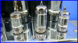 Mcintosh Mc240 Vacuum Tube Power Amplifier Maintained Vintage Old 2 Channel Vol