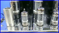 Mcintosh Mc240 Vacuum Tube Power Amplifier Maintained Vintage Old 2 Channel Vol