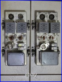 New in Box Pair of Vintage 6SN7 Tube Amplifier Modules US Navy Mil 1953 UTC