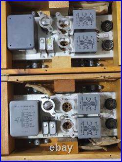 New in Box Pair of Vintage 6SN7 Tube Amplifier Modules US Navy Mil 1953 UTC