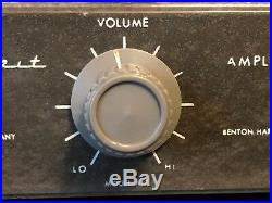 Nice Vintage Heathkit A-7 Tube Amplifier with Tubes Recapped Working Sounds Great