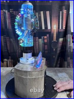 Nixie Clock IN-14 Retro, Steampunk. Vintage Lighted Amp Meter. Vintage Vac Tube