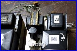 Old Vacuum Tube Amplifier Pair Vintage Tube Amp Used Junk Parts Repair