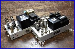 Old Vacuum Tube Amplifier Pair Vintage Tube Amp Used Junk Parts Repair From JP