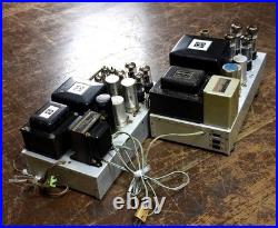 Old Vacuum Tube Amplifier Pair Vintage Tube Amp Used Junk Parts Repair From JP