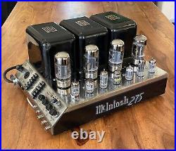 Original McIntosh MC275 Power Amplifier Tech Tested & Working with Vintage Tubes