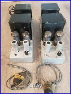 PAIR FISHER 70AZ Tube Amp Amplifiers WORKING