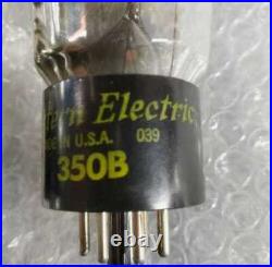 PAIR VINTAGE WESTERN ELECTRIC 350B AMPLIFIER TUBE Electric Amplifier Tubes 350B