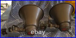 PAIR Vintage Jensen Hypex VH-91A-ST-942 Metal Loud Speaker Horn HiFi Tube Amp 2