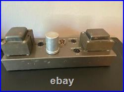 PAIR of Vintage Eico HF-14 Tube Amplifiers Rare Monoblocks for Rebuild