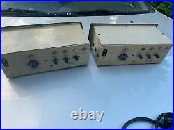 PAIR of Vintage Leak TL/12 Plus Tube Amplifiers with two Varislope III Preamps