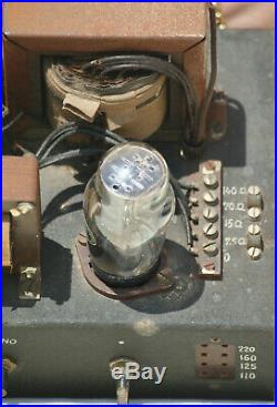 POWER TUBE amplifier SIEMENS ELA 400 V 40A TELEFUNKEN 1940's VINTAGE MONO STEREO
