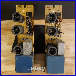 Pair 1960's Vintage ADC 5751 Tube Type Pre-Amplifier Assembly AR-12 6072-1 MD1