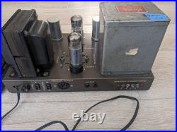 Pair (2) EICO HF-60 Mono Tube Amplifiers EL34/6CA7 Acrosound TD-330 Transformer
