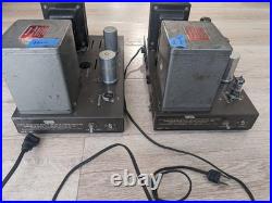 Pair (2) EICO HF-60 Mono Tube Amplifiers EL34/6CA7 Acrosound TD-330 Transformer