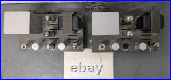 Pair (2) EICO HF-60 Mono Tube Amplifiers EL34/6CA7 Sold As For Parts Estate Find