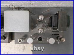 Pair (2) EICO HF-60 Mono Tube Amplifiers EL34/6CA7 Sold As For Parts Estate Find